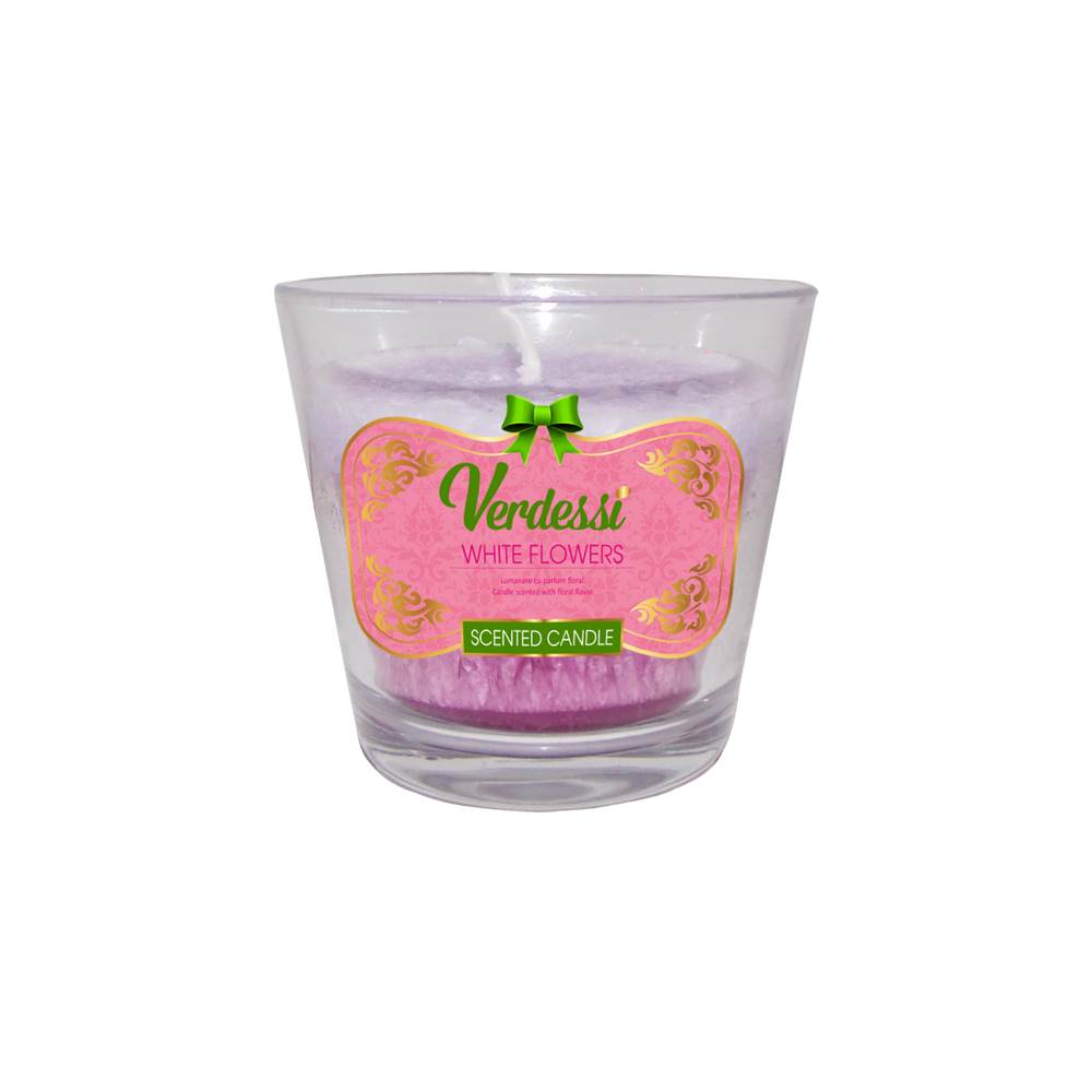 VERDESSI SCENTED CANDLES WHITE FLOWERS